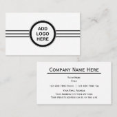 Visitekaartjes logo Sjabloon (Voorkant / Achterkant)