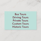 Visitekaartjes - LOUISIANA (Achterkant)