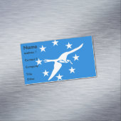 Visitekaartjes magneet met vlag van Corpus Christi (Voorbeeld)