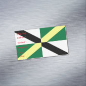 Visitekaartjes Magneet met Vlag van Monterey, Vere (Voorbeeld)