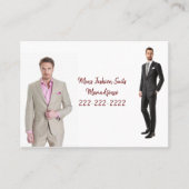 Visitekaartjes, Mannen Mode Visitekaartjes (Voorkant)