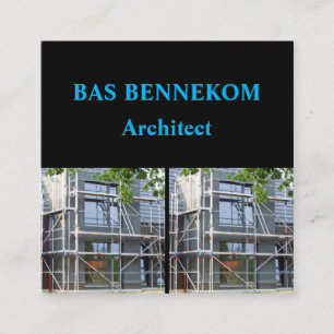 Visitekaartjes met 2 foto's en informatie