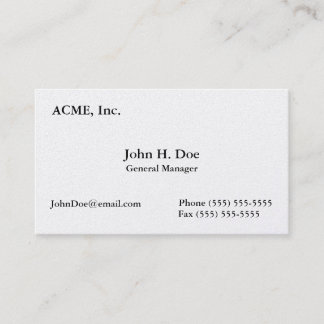 visitekaartjes met 8-punts beginhoogte