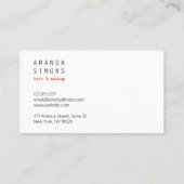 visitekaartjes met  Amerikaanse vlag (Achterkant)