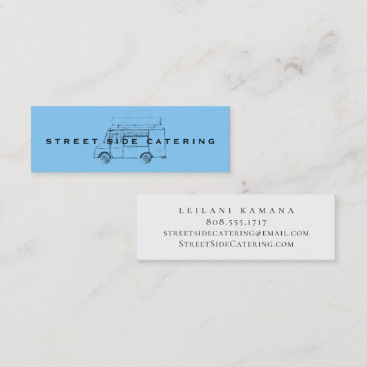 Visitekaartjes met betrekking tot de voedselhulp (Voorkant / Achterkant)