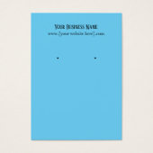 Visitekaartjes met blauwe oorten (Voorkant)