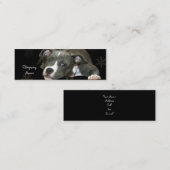 Visitekaartjes met blauwe puppy Skinny (Voorkant / Achterkant)