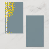 Visitekaartjes met blauwgele spenen (Voorkant / Achterkant)