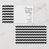 Visitekaartjes met Chevron-patroon (Voorkant / Achterkant)
