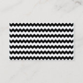 Visitekaartjes met Chevron-patroon (Achterkant)