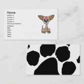 visitekaartjes met Cute Chihuahua Dog (Voorkant / Achterkant)