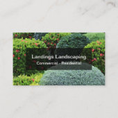 Visitekaartjes met dubbele landschapsarchitectuur (Voorkant)