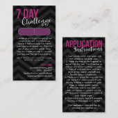 visitekaartjes met een 7 dagen durende voorbeeldka (Voorkant / Achterkant)