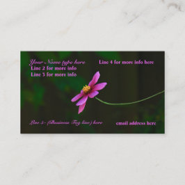 Visitekaartjes: met een aanraking van Natuur Visitekaartje