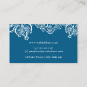 Visitekaartjes met een lage kant (Achterkant)