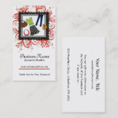 Visitekaartjes met een omhuld ontwerp voor kleding (Voorkant / Achterkant)