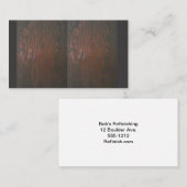 Visitekaartjes met een ontwerp voor houten gordel (Voorkant / Achterkant)