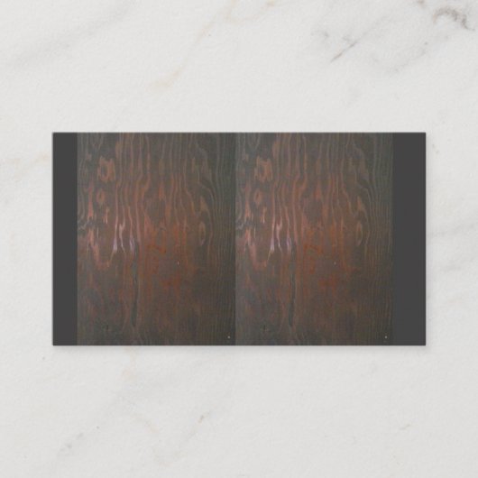 Visitekaartjes met een ontwerp voor houten gordel (Voorkant)