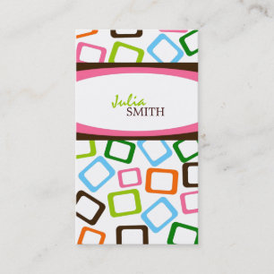 Visitekaartjes met een oude retro