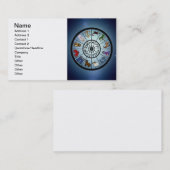 visitekaartjes met een schattig zodiumteken (Voorkant / Achterkant)