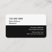 Visitekaartjes met een wollig thema (Achterkant)