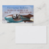 Visitekaartjes met een zandpoottrommel (Voorkant / Achterkant)