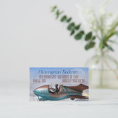 Visitekaartjes met een zandpoottrommel (Staand voorkant)