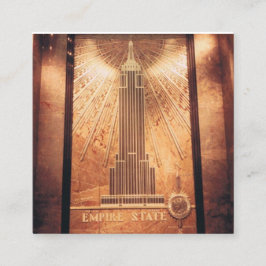 Visitekaartjes met Empire State Design
