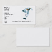 Visitekaartjes met gewichtsverlies (Voorkant / Achterkant)