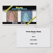 Visitekaartjes met gewichtsverlies (Voorkant / Achterkant)