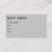 Visitekaartjes met gloeiend pentakel (Achterkant)