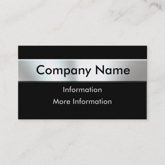 Visitekaartjes met gouden metalen blikjes (Voorkant)