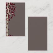 Visitekaartjes met grijze gele spenen (Voorkant / Achterkant)