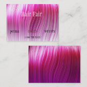 Visitekaartjes met haarsalonstijl (Voorkant / Achterkant)