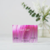 Visitekaartjes met haarsalonstijl (Staand voorkant)