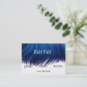 Visitekaartjes met haarsalonstijl (Staand voorkant)