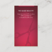 visitekaartjes met haarstylist (Achterkant)