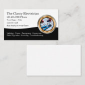 Visitekaartjes met het thema Classy Electricia (Voorkant / Achterkant)