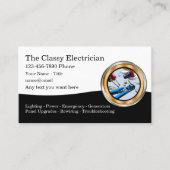 Visitekaartjes met het thema Classy Electricia (Voorkant)