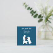 Visitekaartjes met het thema Pet Sitter (Staand voorkant)