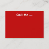 Visitekaartjes met kerstbomen (Achterkant)