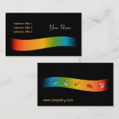 Visitekaartjes met kleurenspectrum (Voorkant / Achterkant)