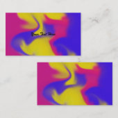 Visitekaartjes met kleurrijke slib (Voorkant / Achterkant)