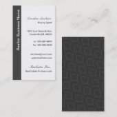 Visitekaartjes met koelgrijze regelaar (Voorkant / Achterkant)