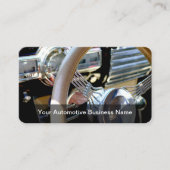 Visitekaartjes met koelste retro-auto (Voorkant)
