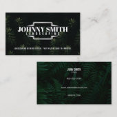 Visitekaartjes met landschapsslogans (Voorkant / Achterkant)