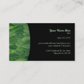 Visitekaartjes met landschapsslogans (Achterkant)