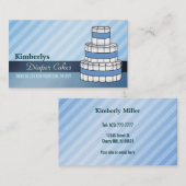 Visitekaartjes met luierCake (Voorkant / Achterkant)