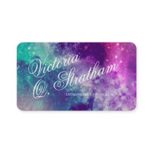 Visitekaartjes met melkwegstelsel