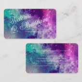 Visitekaartjes met melkwegstelsel (Voorkant / Achterkant)